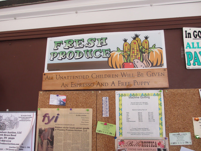 Don's travels 2013 Amish Produce Auction Lawrenceburg TN